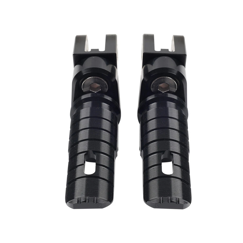 Black Front Footrests for Ducati Monster 821 937 950 1100 1200 Scrambler