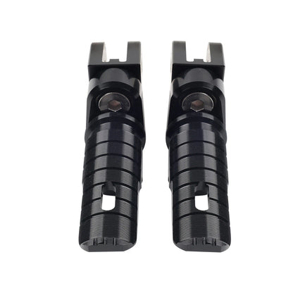 Black Front Footrests for Ducati Monster 821 937 950 1100 1200 Scrambler