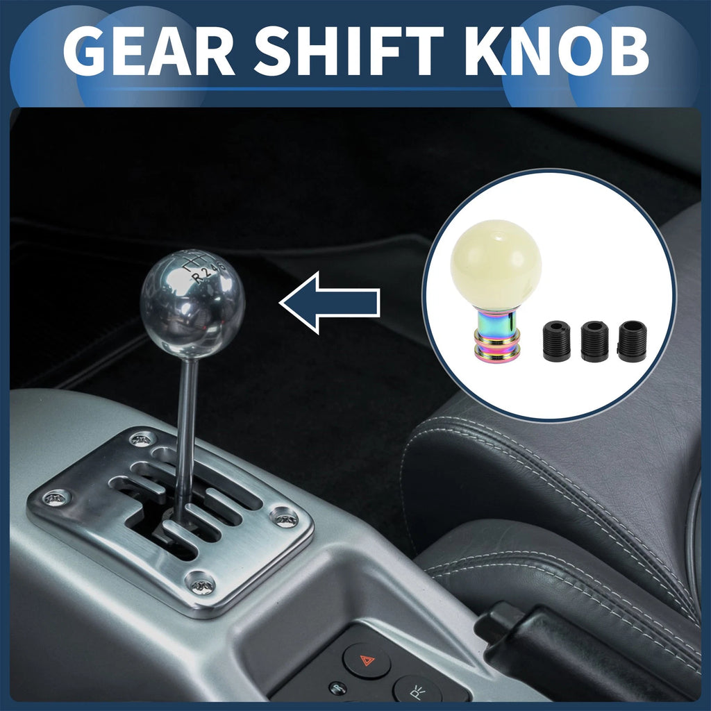 Shift Knob with 3 Adapters for Universal Fit (9cm)