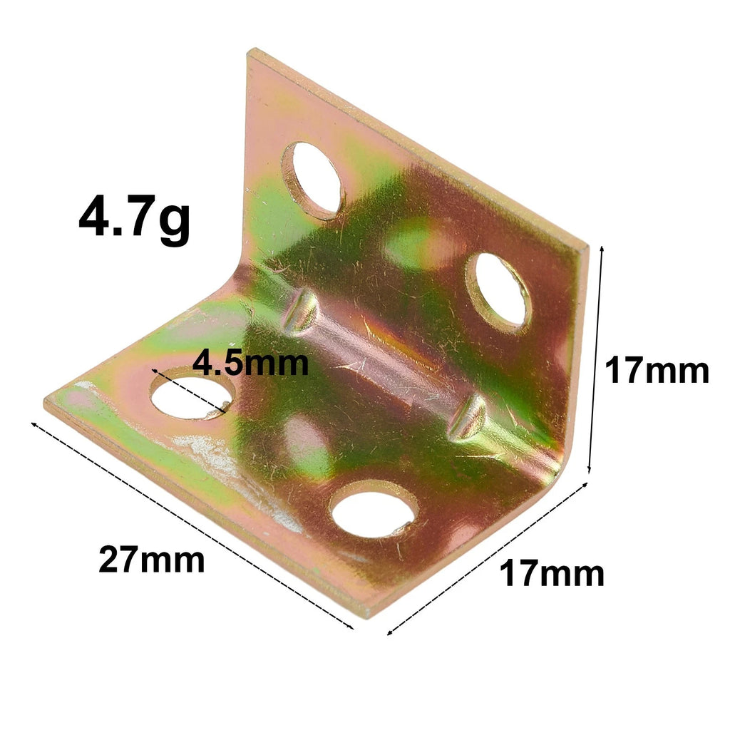 Angle Bracket for Stainless Steel Table Fastener 90 Degree (4 Holes)