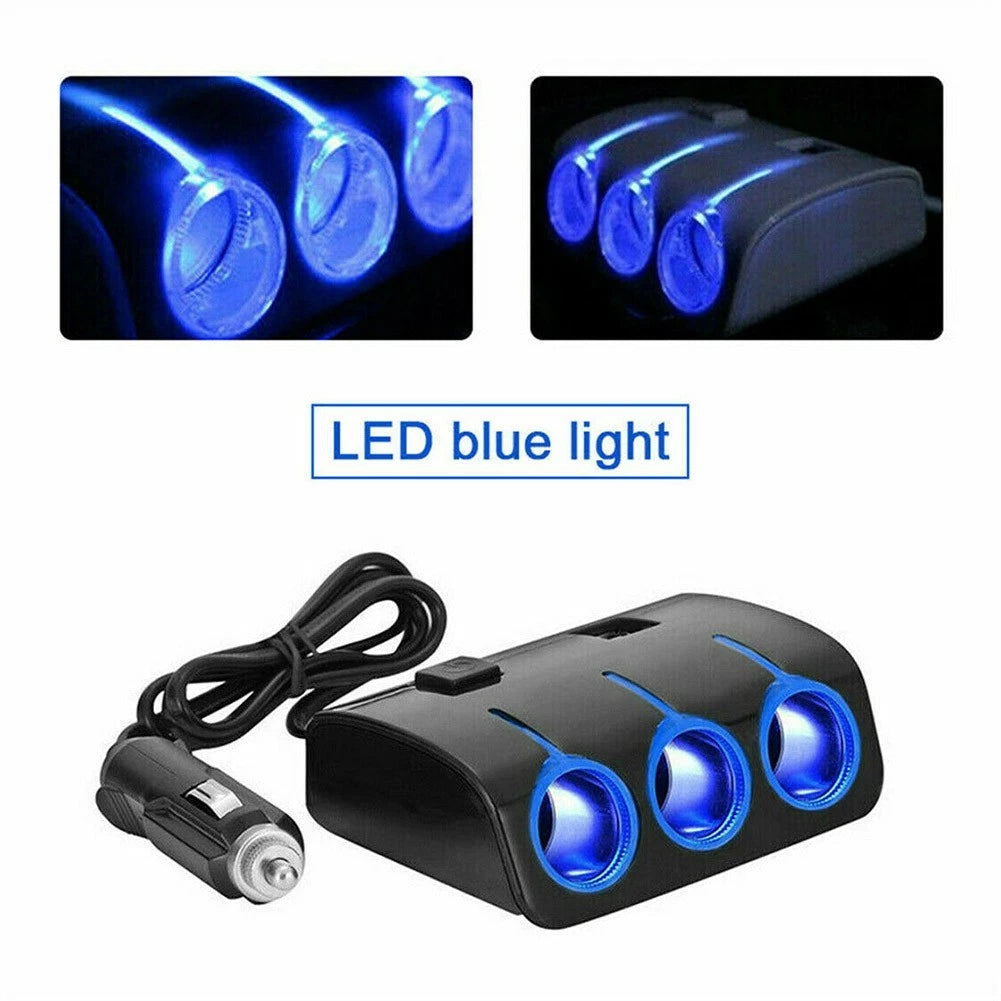 Dual USB Car Charger Socket for Universal Vehicles (12V)