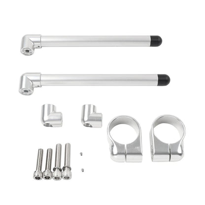 51MM Cafe Racer Clip-On Handlebar for Universal Motorcycles (7/8")