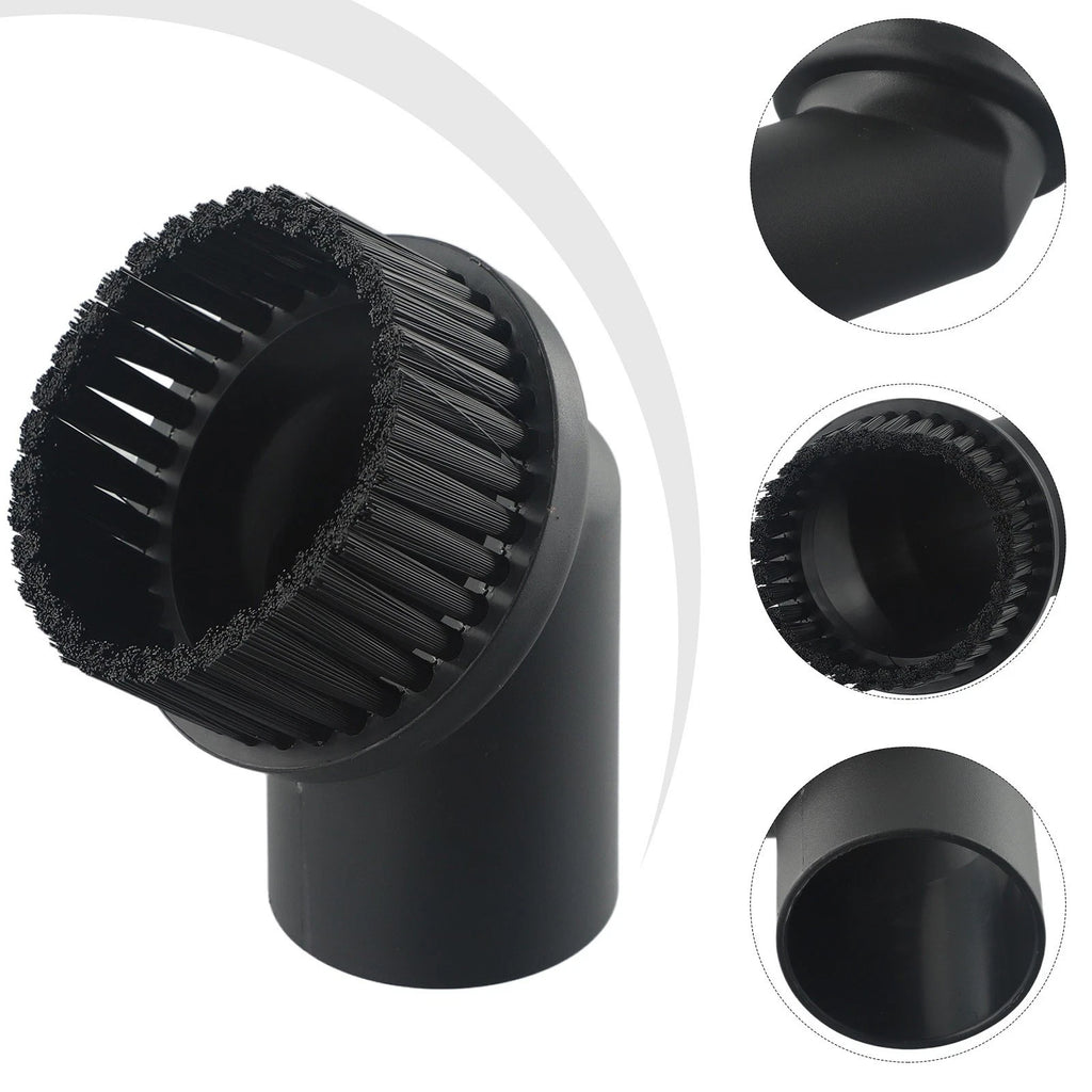 Round Brush Head Suction Nozzle for Industrial Vacuum (Compatible Models)