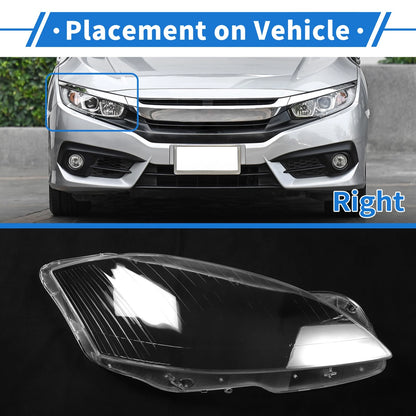 Headlight Lens Cover Front Right for Mercedes-Benz S-Class (2006–2009)