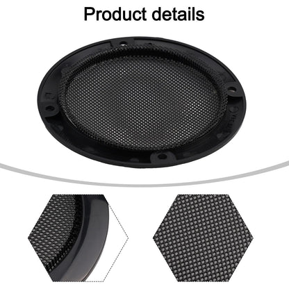 2X Speaker Grills for DIY Accessories (ABS Black Dust Cover)