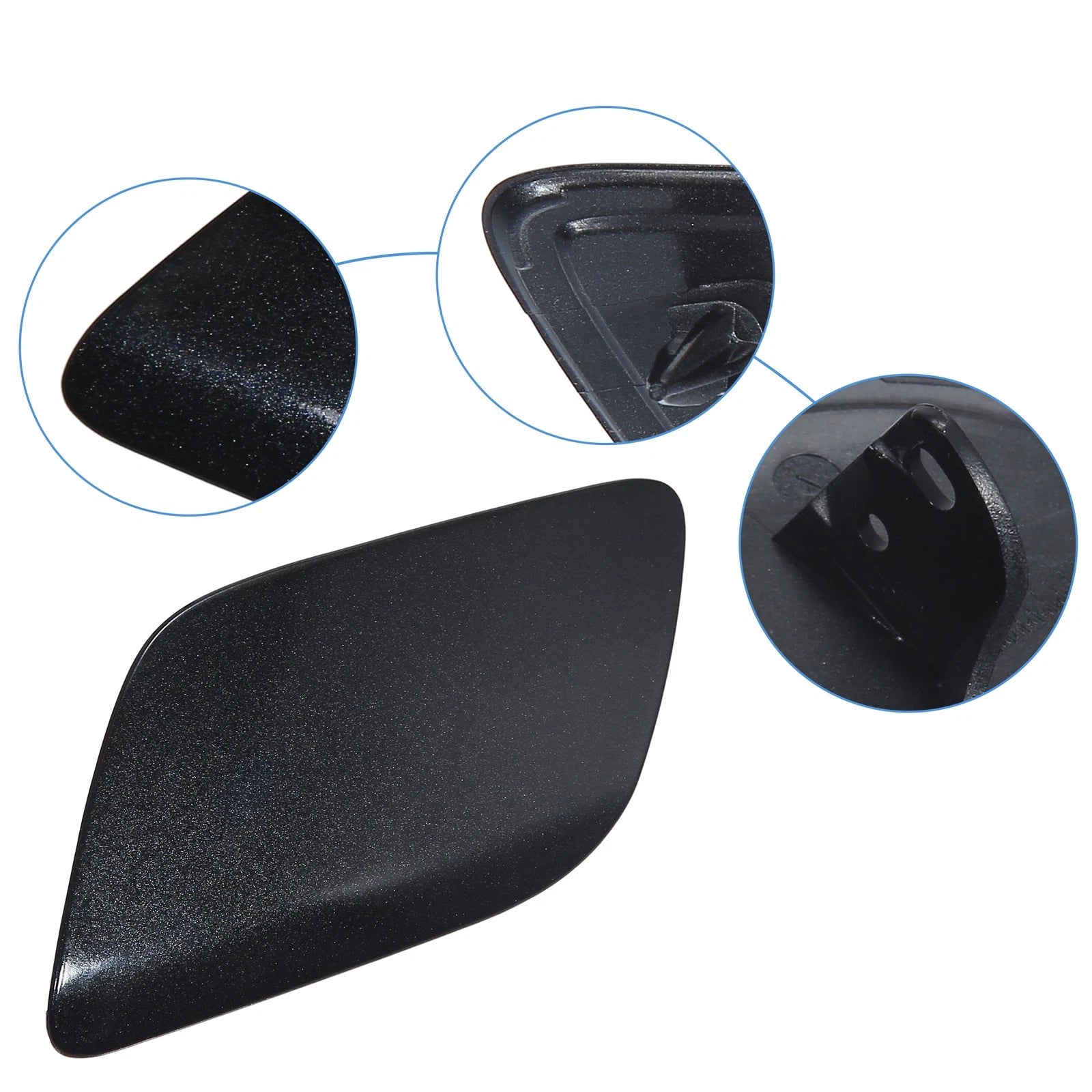 Front Left Driver Headlight Washer Nozzle Cover for Audi (2010–2022)