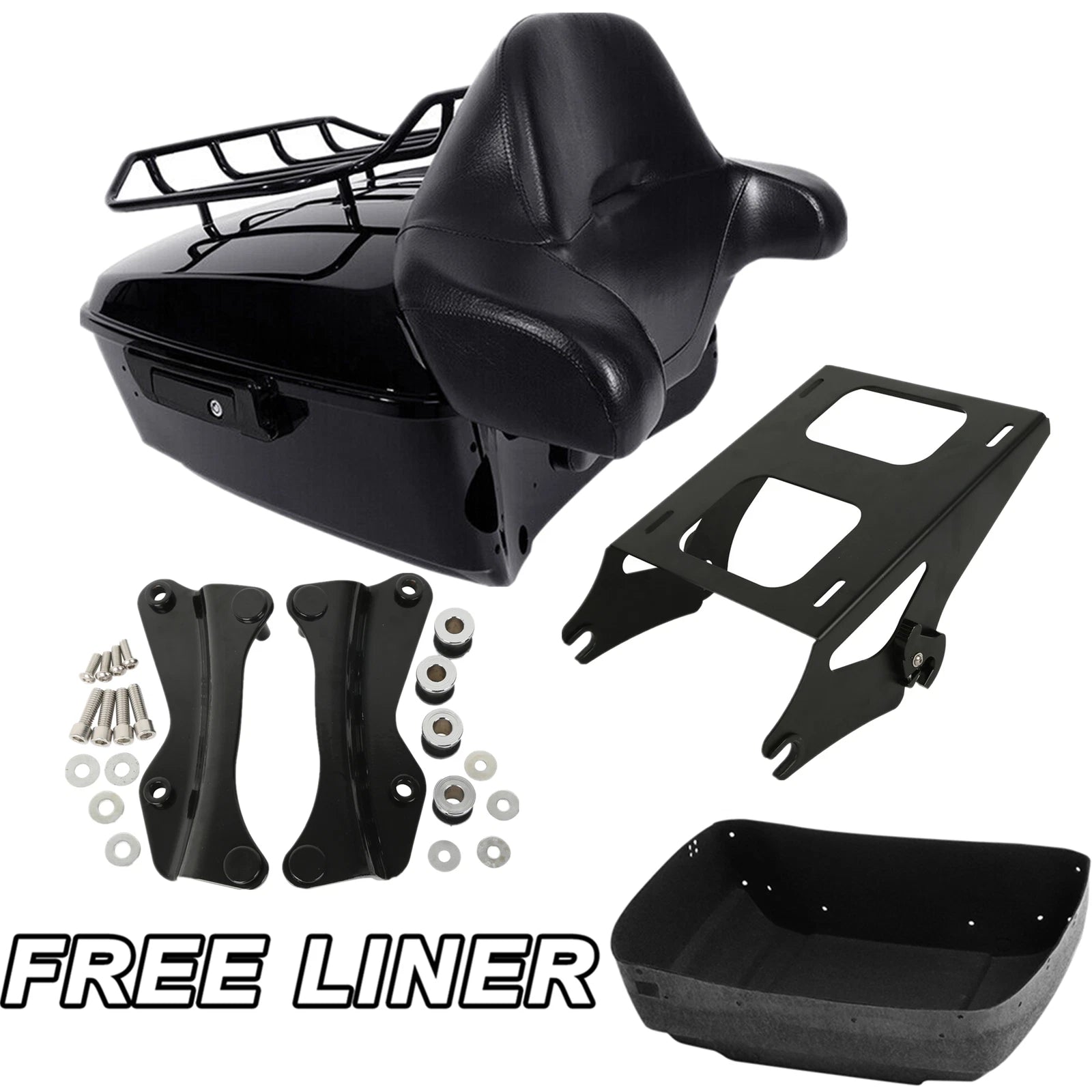 Trunk Pad Mount Rack Docking Kit for Harley Touring Glide (2014–2026)