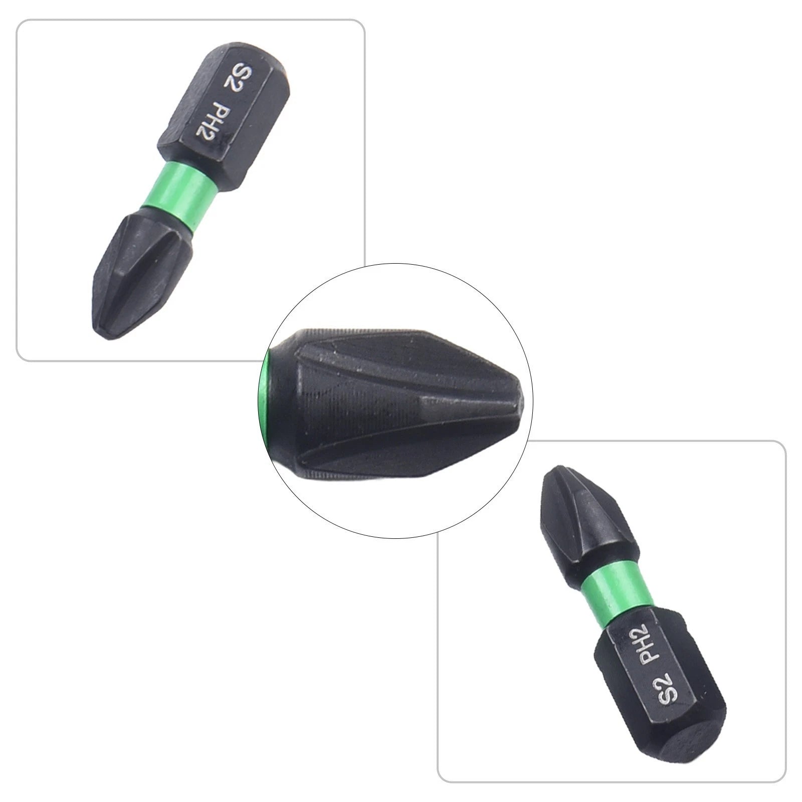 10-Piece Hexagonal Screwdriver Bit Set 25mm Length