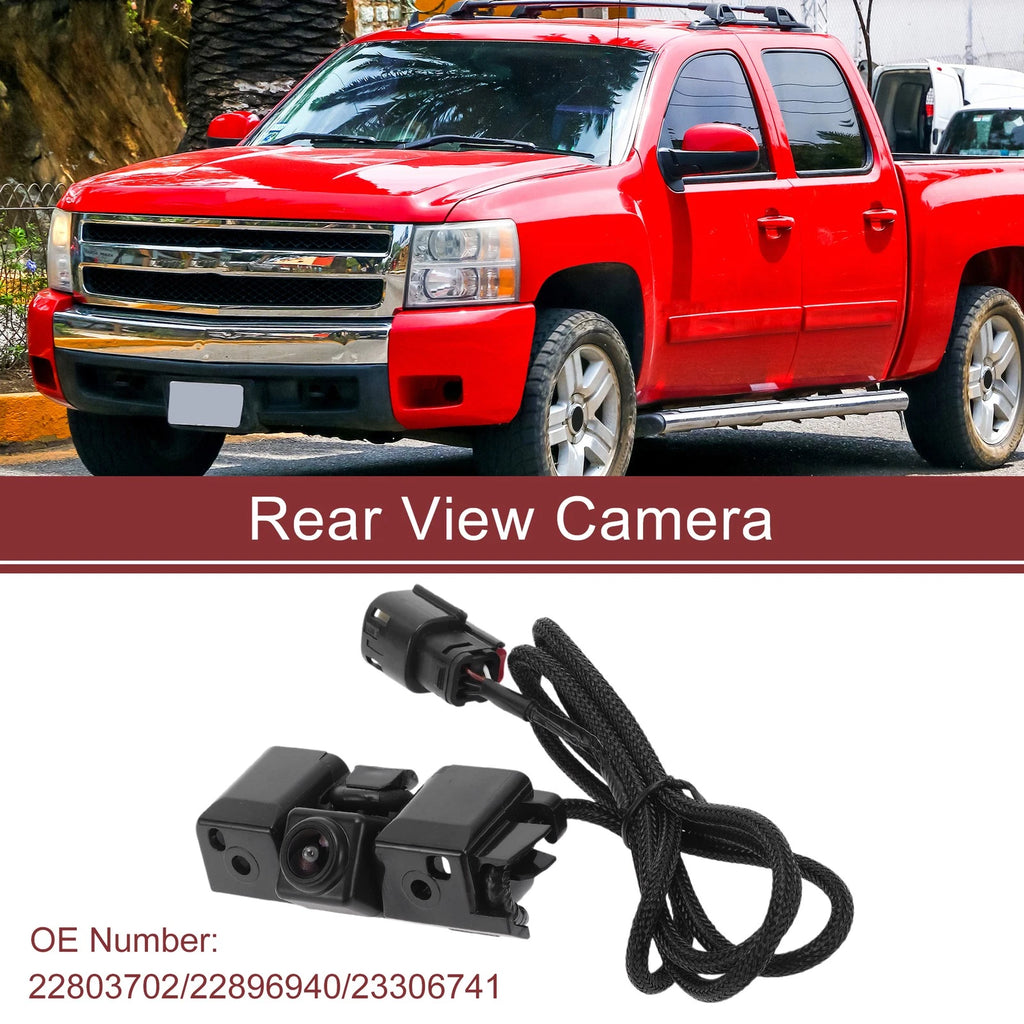 Rear View Camera Backup Reverse Camera 120-180 Degree for GMC Sierra 1500 (2007–2020)