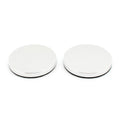 2X Handlebar Riser Top Clamp Covers for Harley - White