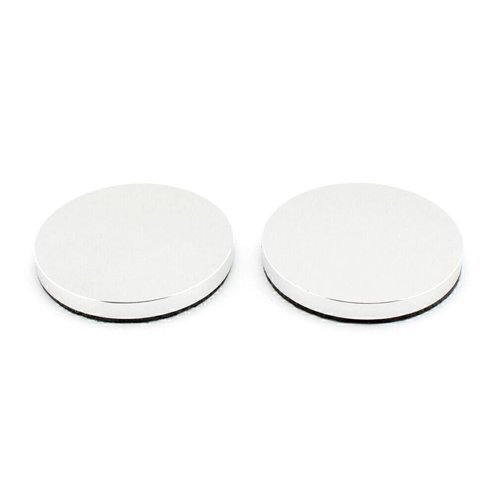 2X Handlebar Riser Top Clamp Covers for Harley - White