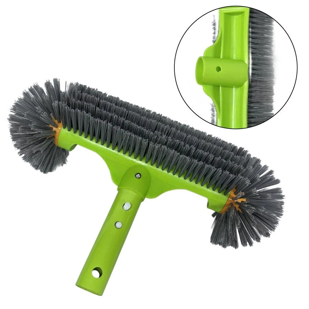 Efficient Pool Brush 17.5 Inch with Corner Friendly Design