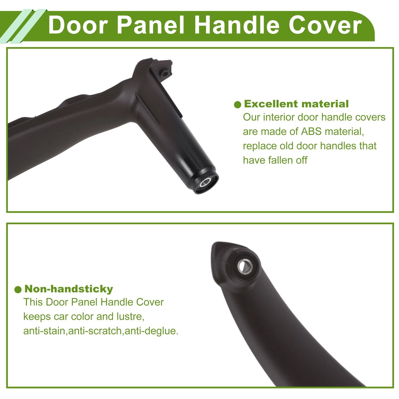 Door Panel Handle Pull Trim Cover for BMW X5 E70 (2007–2013) No. 51416969401 Deep Brown
