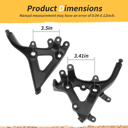 Front Headlight Mount Bracket Fender Stay for Yamaha Raptor 700 700R (2013–2025)