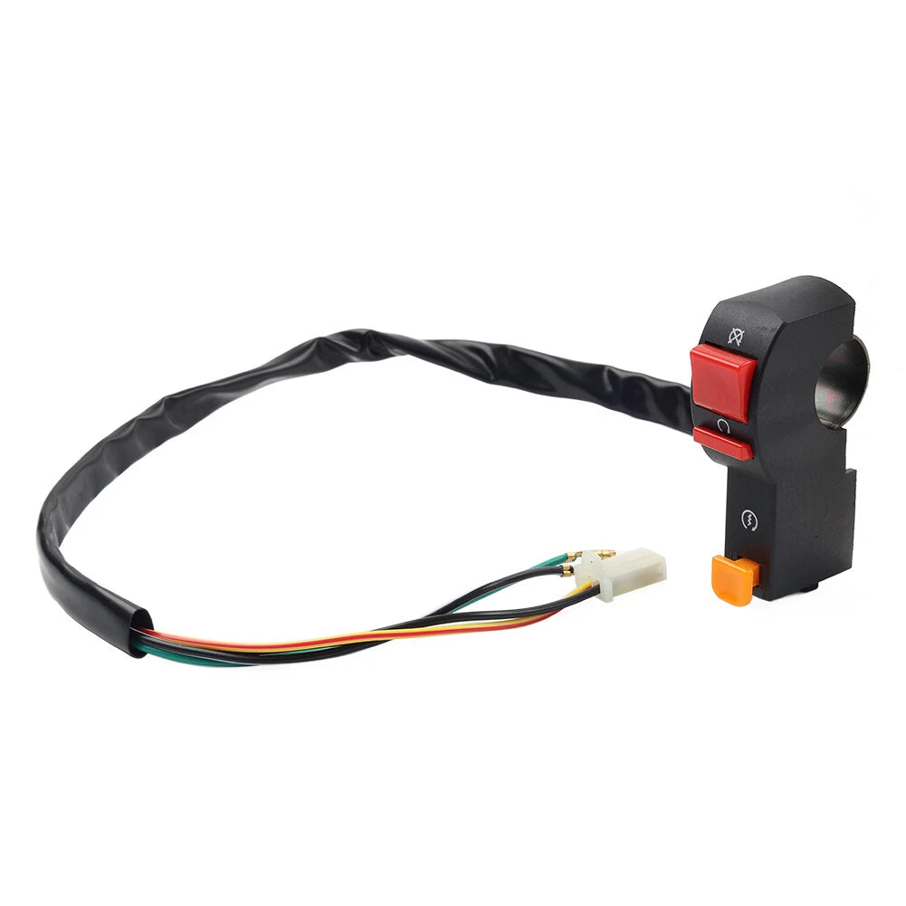 Universal 12V Handlebar ON/OFF Switch for Motorcycle Scooter (7/8" 22mm)