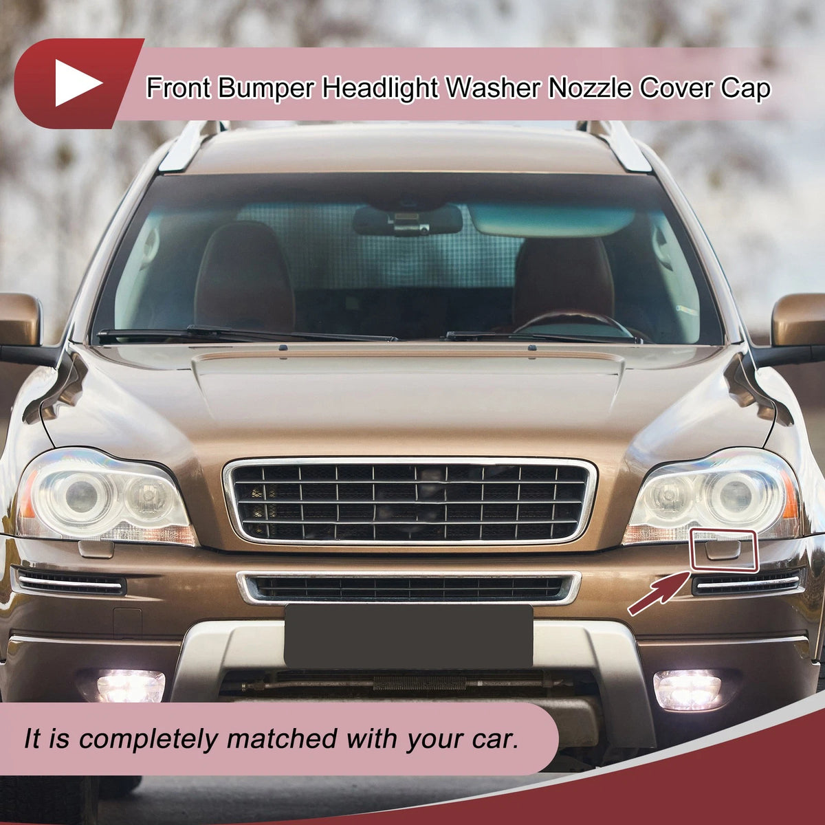 Left Bumper Trim Nozzle Cover No. 30698208 for Volvo XC90 (2003–2006)