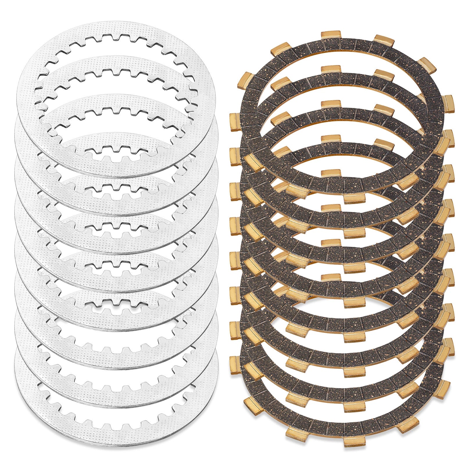 Clutch Friction and Steel Plates Kit w/ Gasket for Yamaha FZ6 (2005–2009)