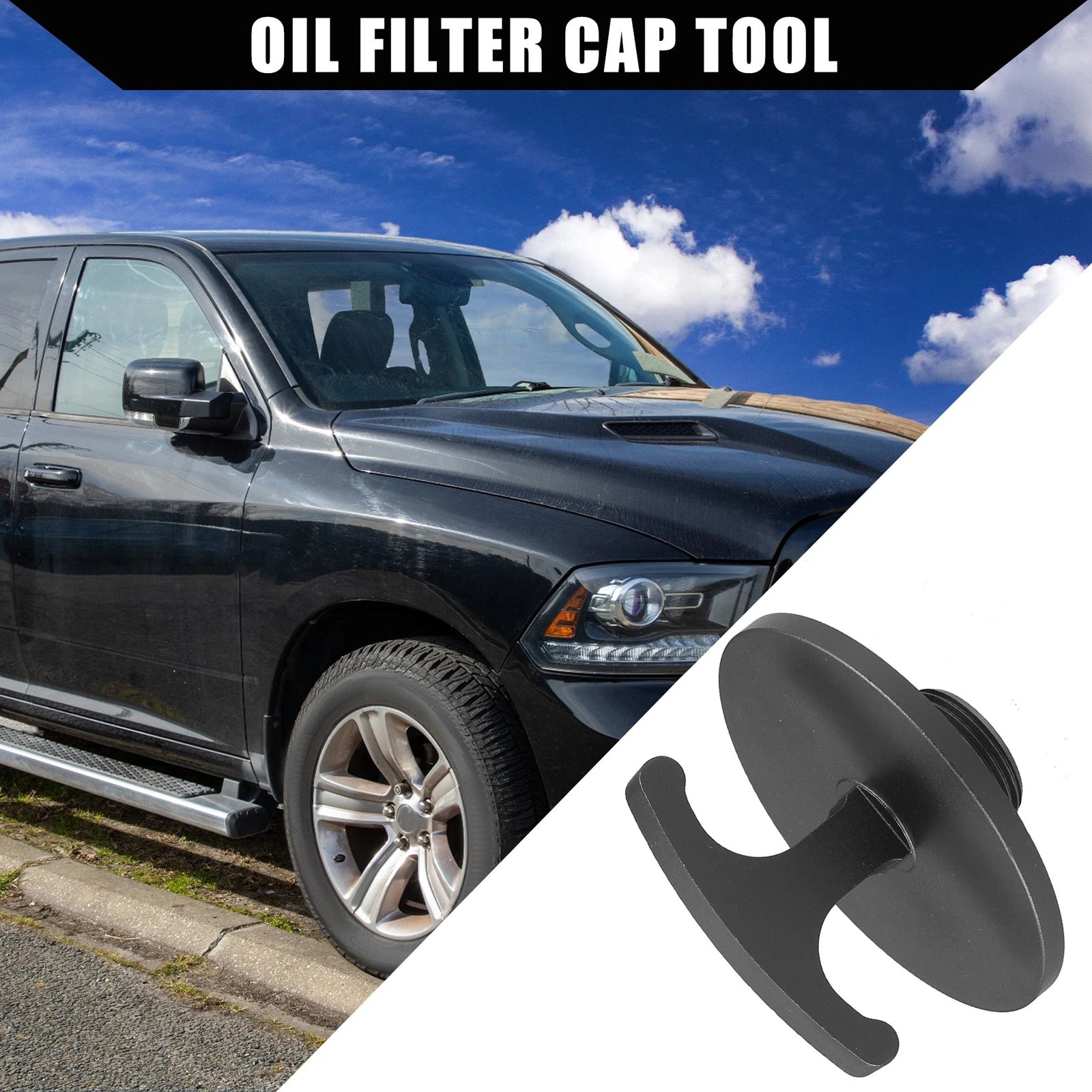 Oil Filter Cap Tool Replacement for Dodge Ram 2500 3500 4500 5500 (2014–2024)