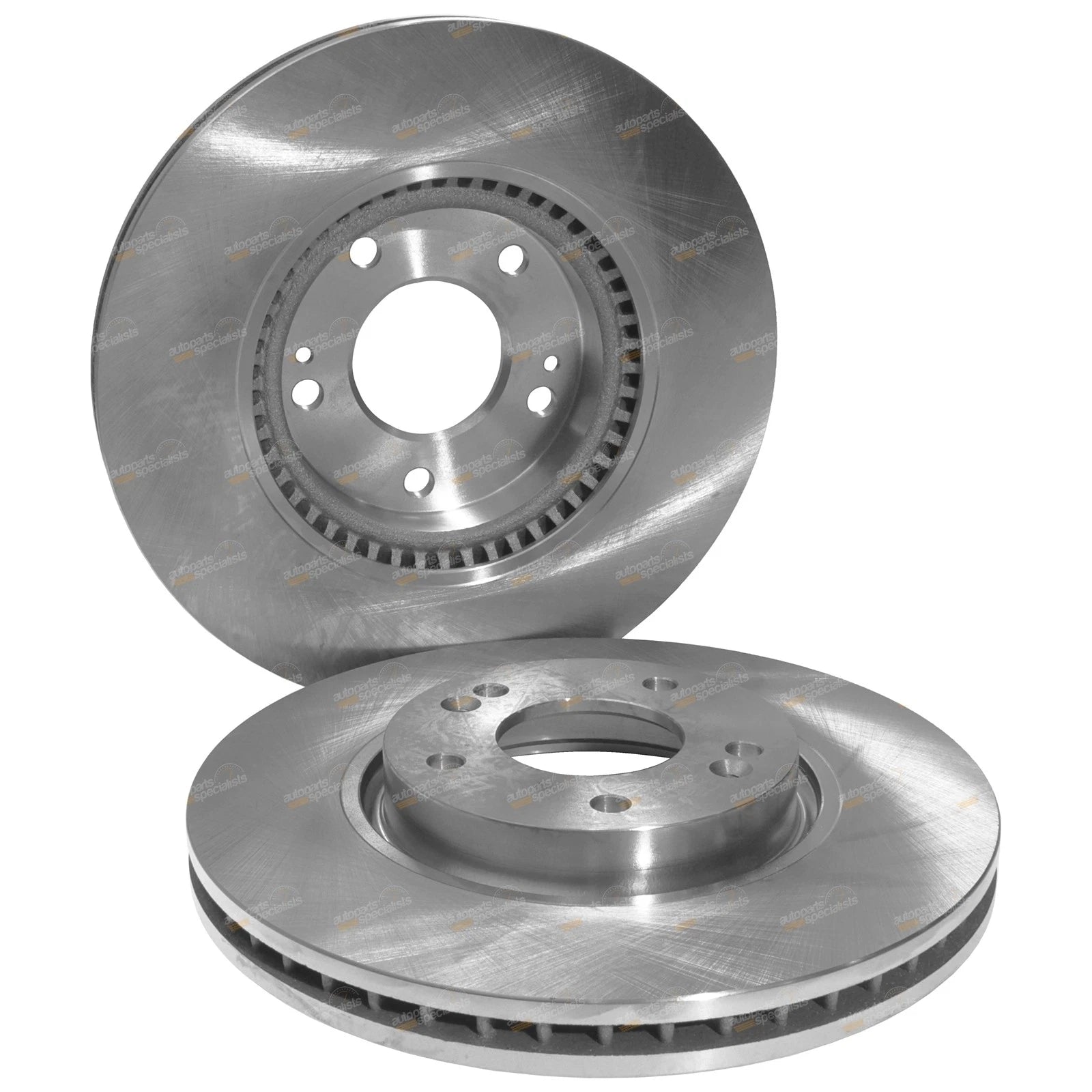 2 Front Disc Brake Rotors for Kia Rondo (2013–2019)