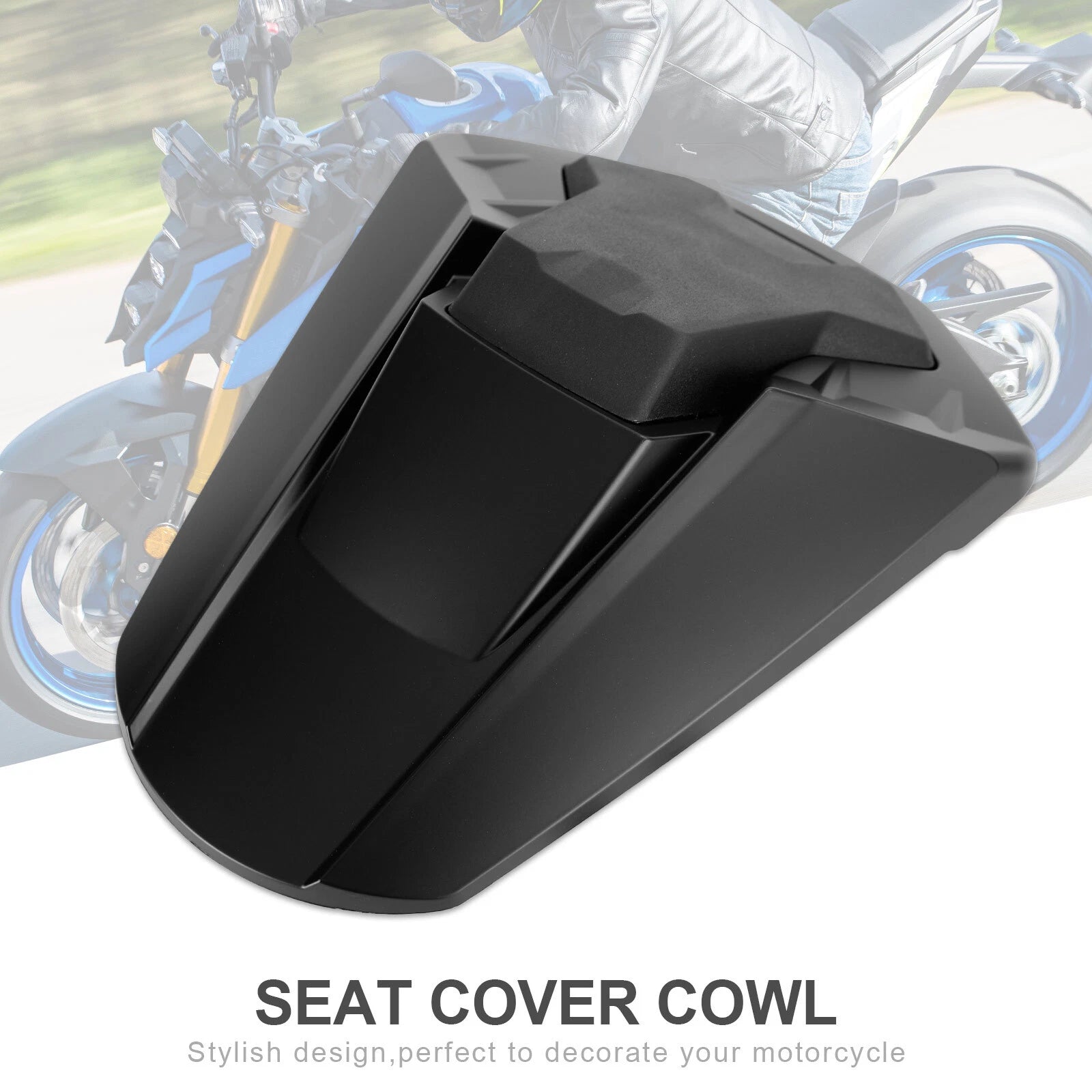 Rear Seat Cover Cowl Fairing for Suzuki GSXS 1000 (2021–2024) Matt Black