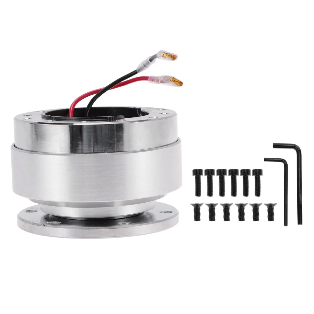Steering Wheel Quick Release Hub Adapter 12 Hole for Universal Vehicles