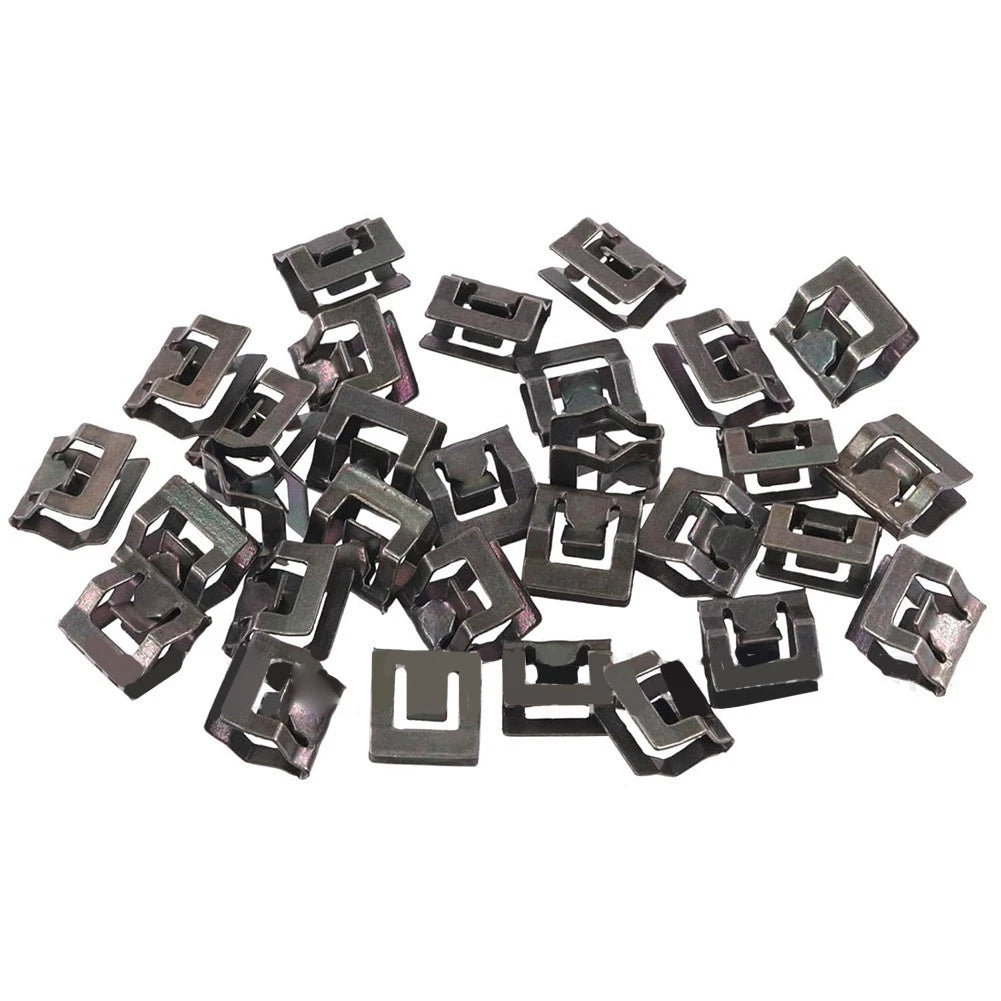 Set of 50 Glass Molding Fastener Clips for Windshield (Front Rear)