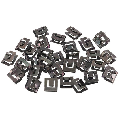 Set of 50 Glass Molding Fastener Clips for Windshield (Front Rear)