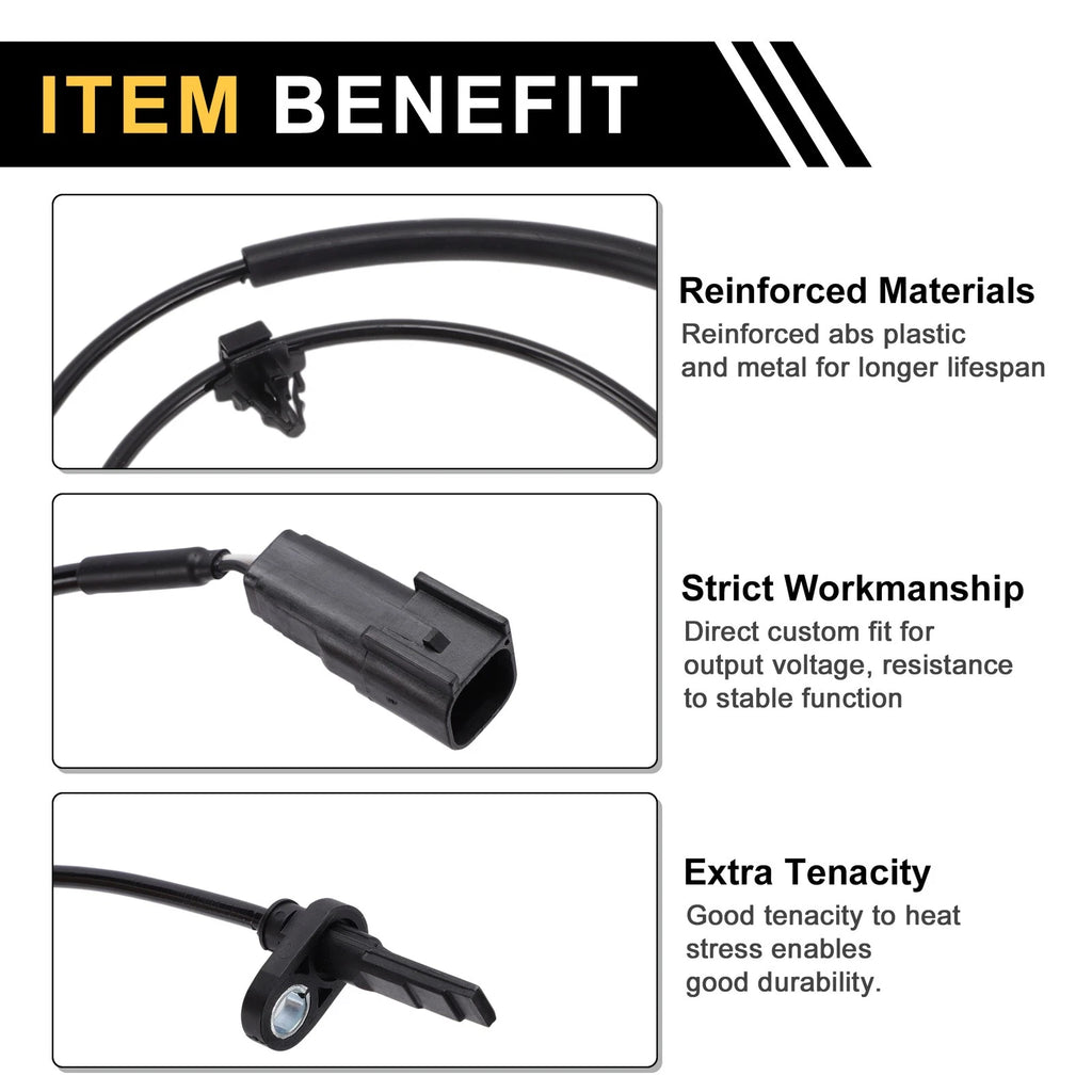 ABS Wheel Speed Sensor Replacement for Mazda CX-3 1 Piece Left Front (2016–2022)