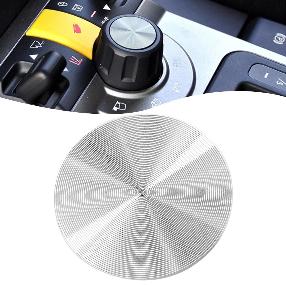 Aluminum Alloy Center Console Knob Trim for Land Rover Discovery 3 (2004–2009)