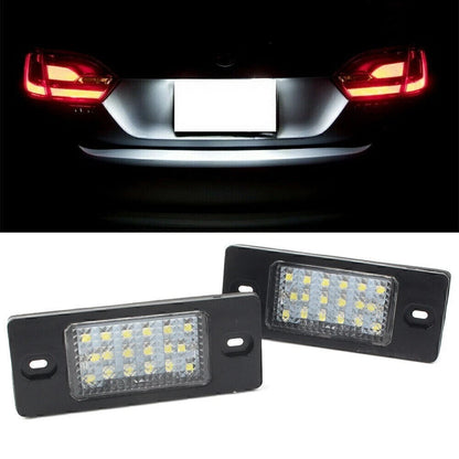 LED License Plate Light Lamps for Porsche Cayenne VW Touareg (2003–2010)