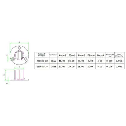 Stainless Steel 316 Floor Drain for Marine Deck Scupper