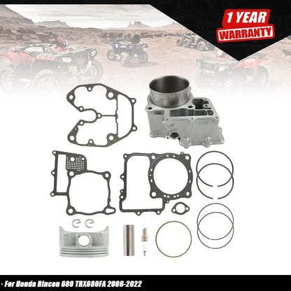 Cylinder Jug Piston Top End Gaskets Kit for Honda TRX680FA/FG Pioneer 700 (2016–2020)