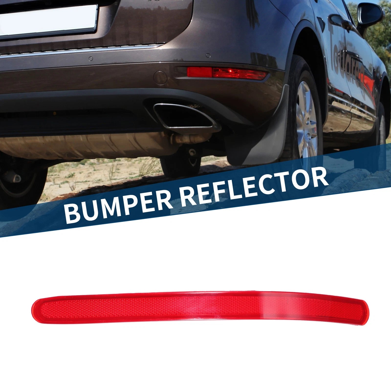 Rear Left Bumper Reflector Replacement for Volkswagen Touareg (2004–2010)