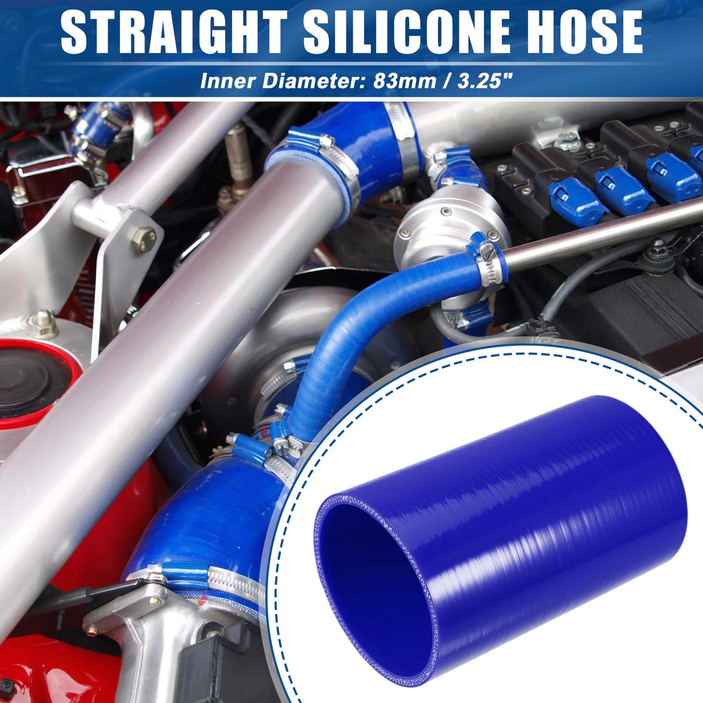 3.25" ID 6" Length Silicone Reducer Hose for Intercooler (Universal)