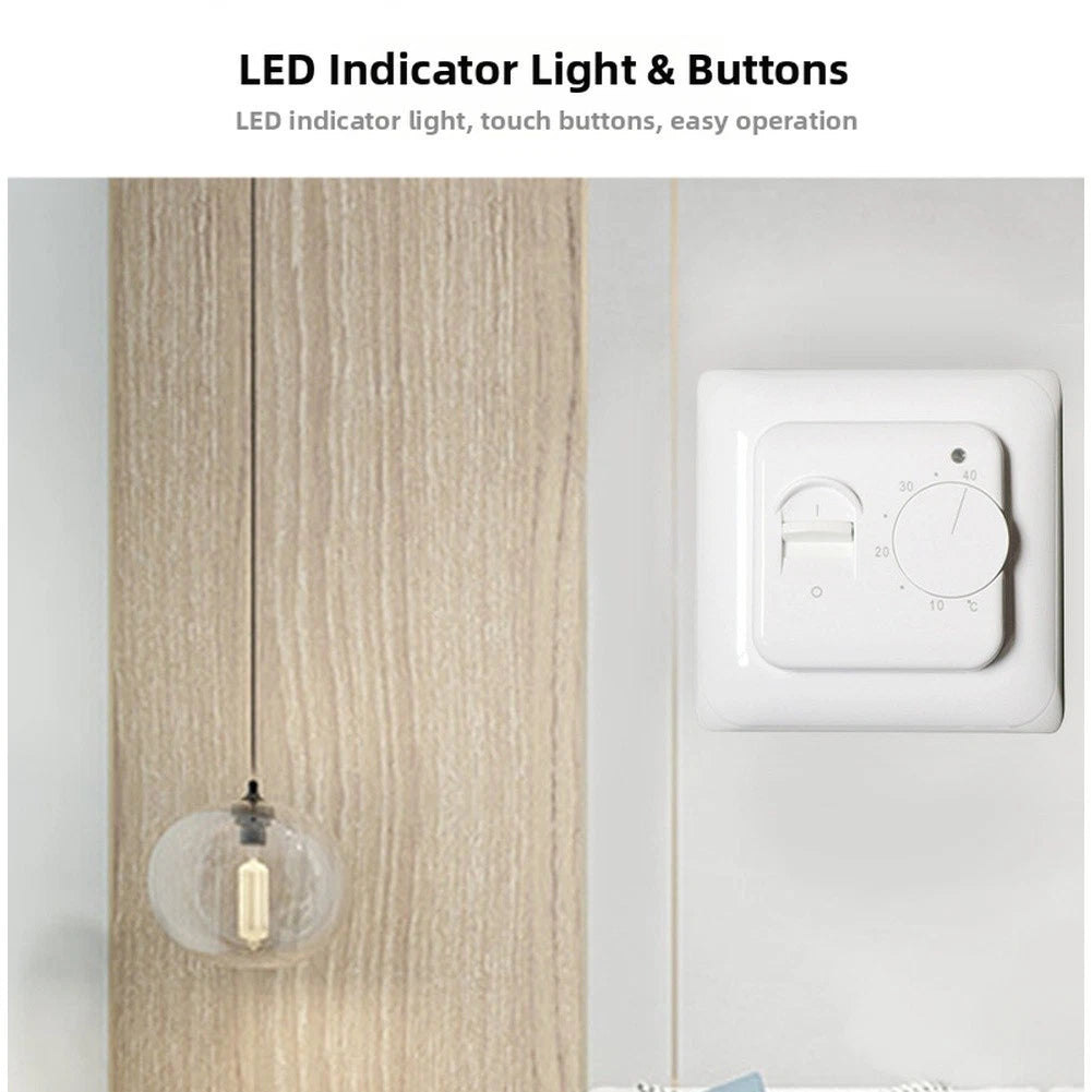 Room Thermostat for AC 110-220V (Mechanical Type)