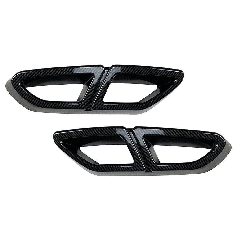 Rear Exhaust Muffler Tail Pipe Cover for VW Passat B8 (2016–2019) Carbon Fiber