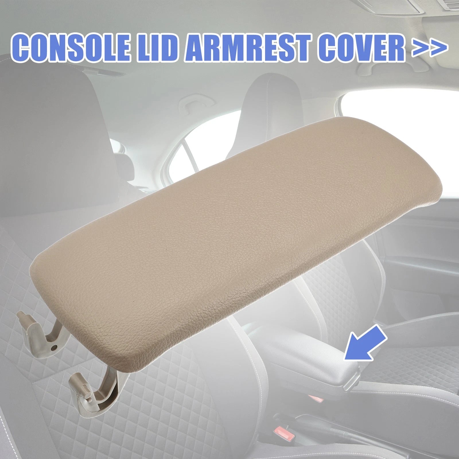 Car Center Console Cover Lid Replacement for Audi A6 C5 (2000–2005)