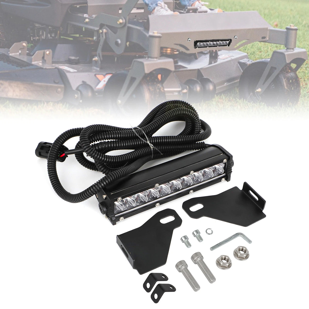 LED Light Bar w/ Bracket Hardware Kit for Spartan Mowers (486-0052-00)