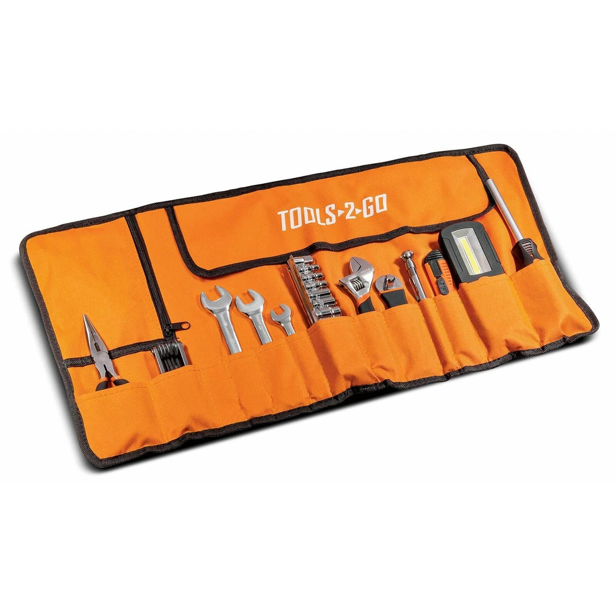 83-Piece Tool Set with Roll Up Pouch for Motorcycle/Auto/ATV (240119)