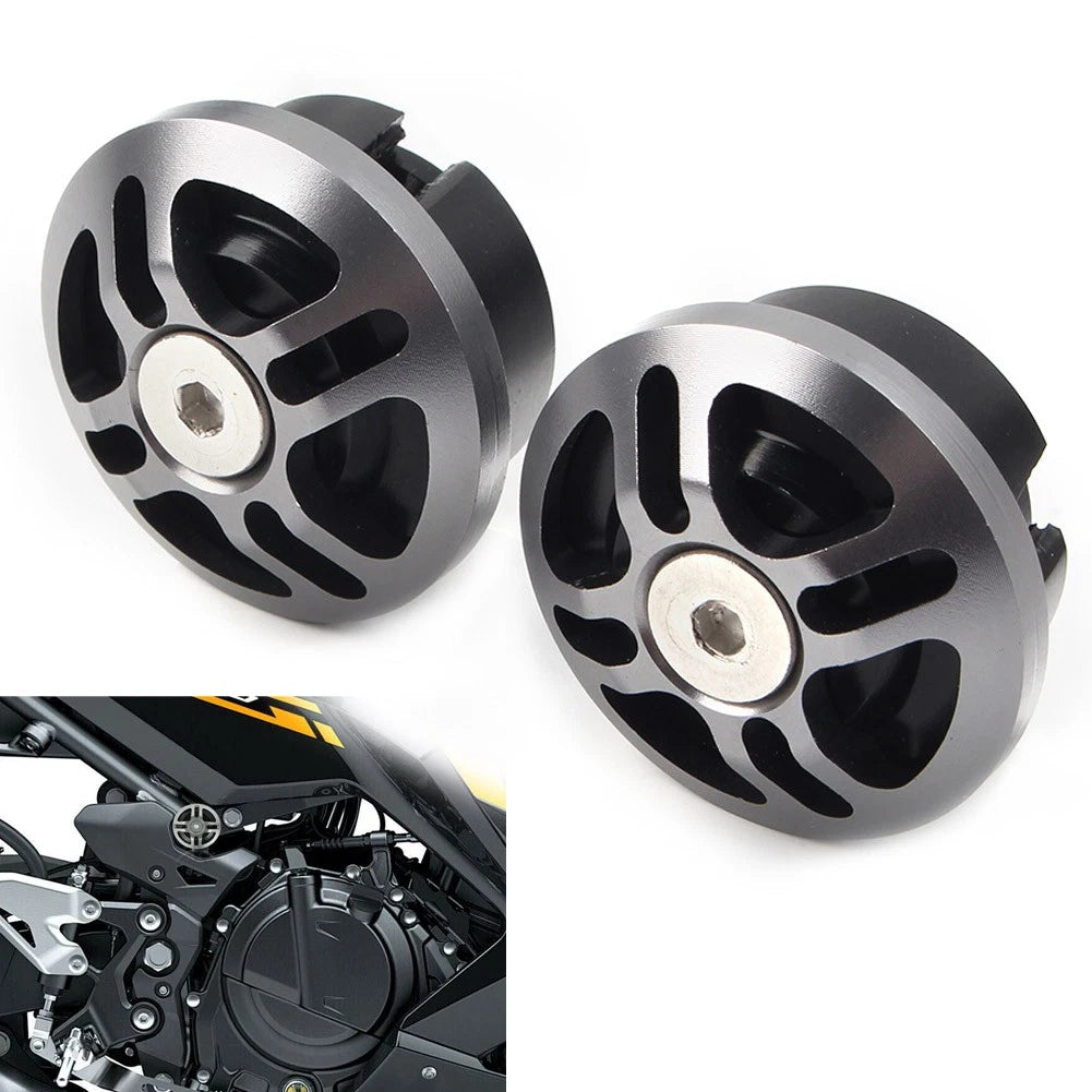 CNC Frame Hole Cover Fairing Bolt Plug Cap For KAWASAKI Ninja 250 400 Z400 18-20