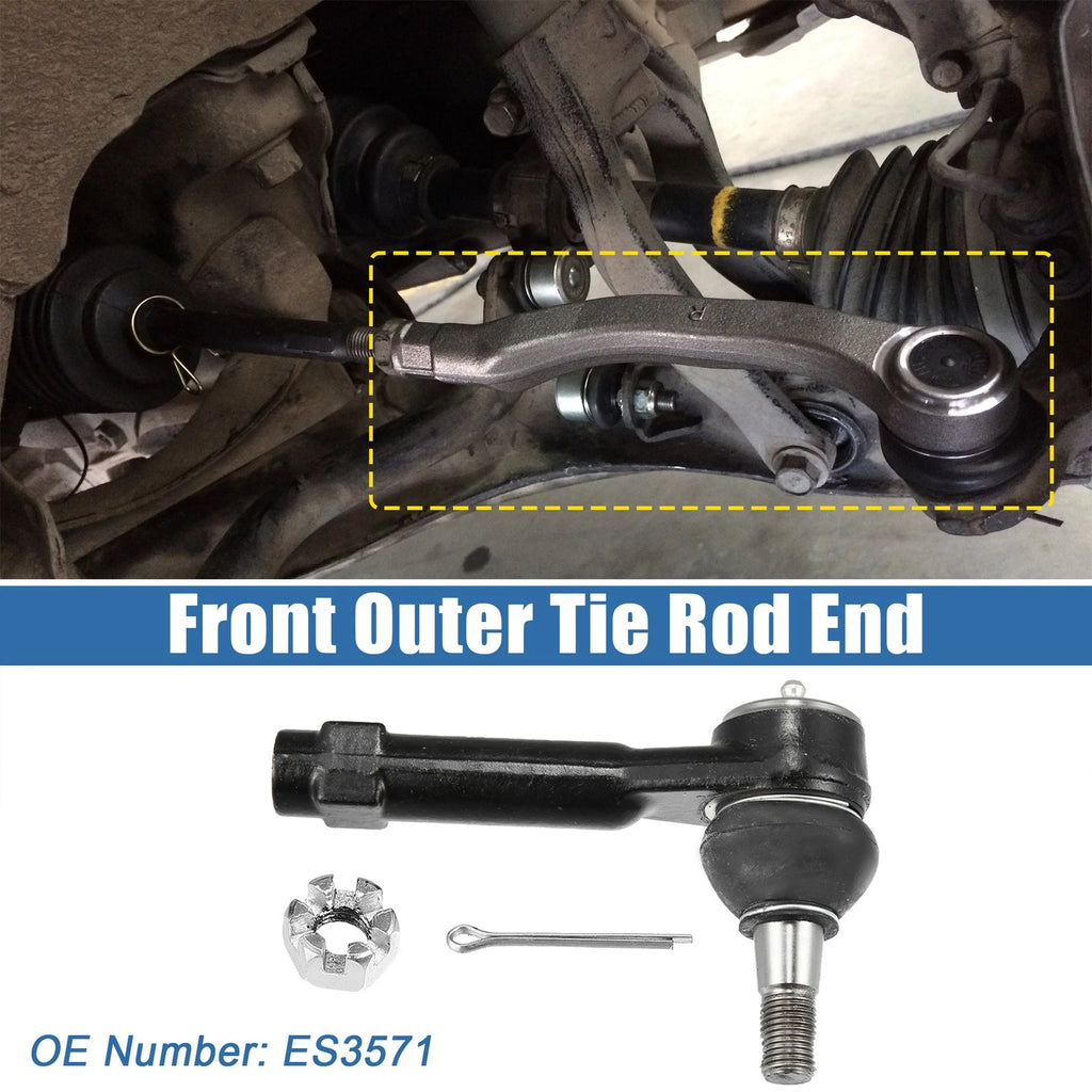 2pc Front Outer Tie Rod End Links Replacement for Ford Explorer (1998–2003)