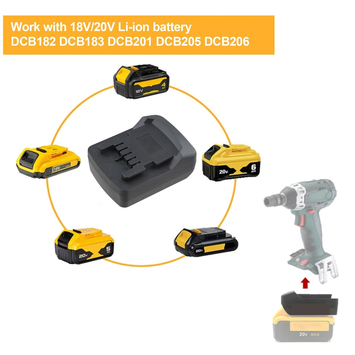Battery Adapter for