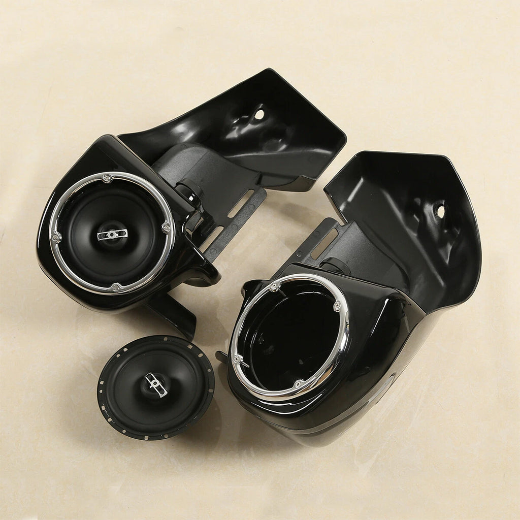 Lower Vented Fairings Speakers Engine Guard for Harley Road King (2009–2013)