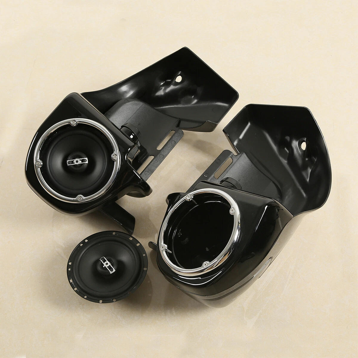 Lower Vented Fairings Speakers Engine Guard for Harley Road King (2009–2013)