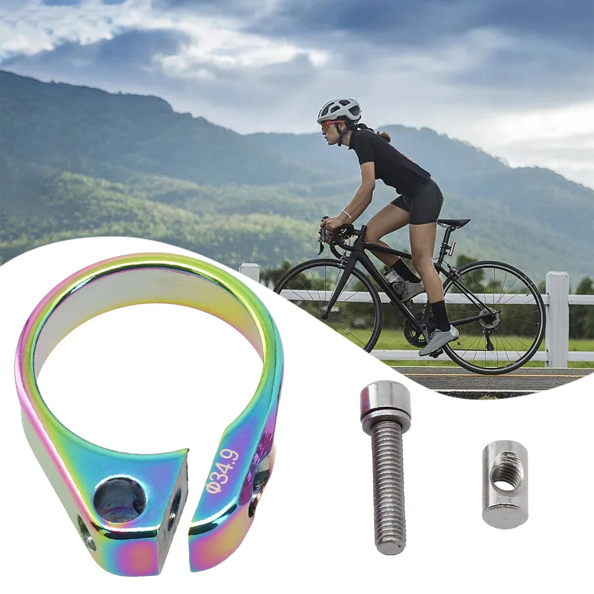 Seatpost Clamp for Colorful Road Bike (1 pcs)