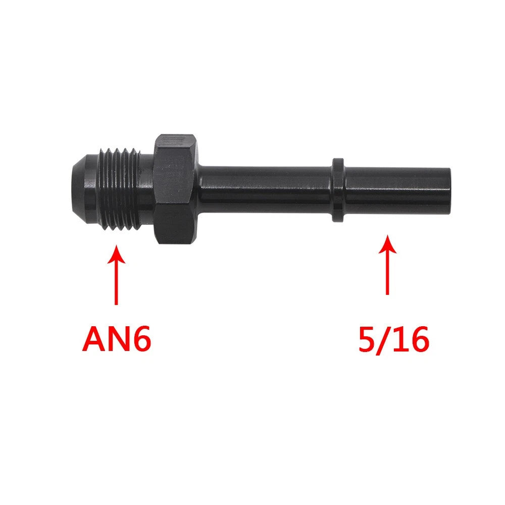 AN6/8 Fuel Adapter Fitting for LS LS1 LS3 (5/16" 3/8" Hose)