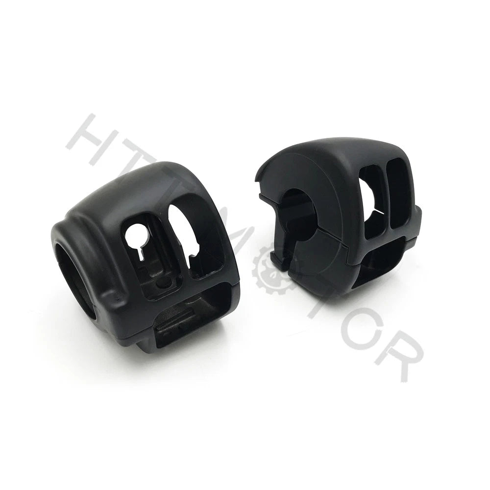 Black Switch Housing Cover Kit for Harley Road King (1996–2013), Dyna (1996–2011), Softail