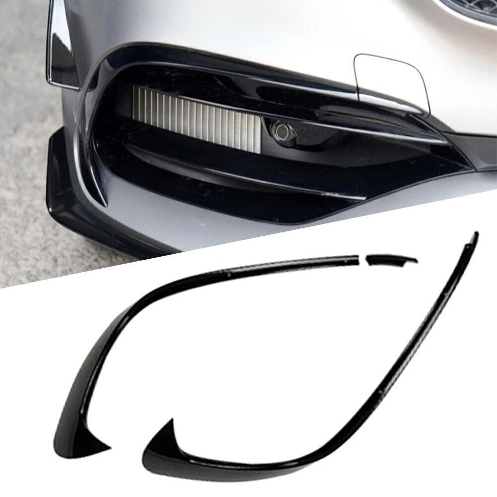 2X Front Bumper Lip Splitter Spoiler for Mercedes Benz A-Class (2016–2018)