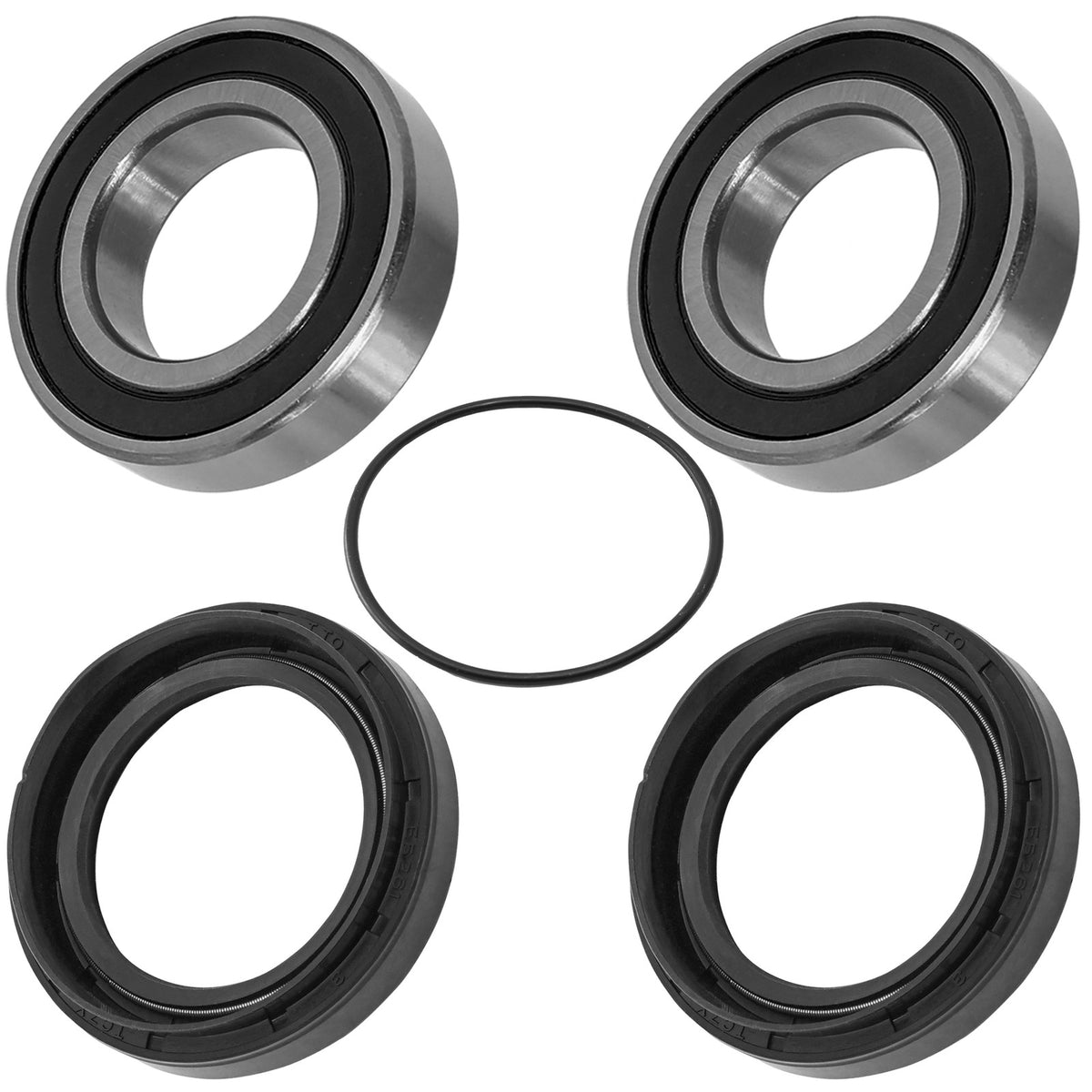 Rear Wheel Ball Bearings Seals Kit for Yamaha Kodiak 450 YFM450 4WD (2003–2004)