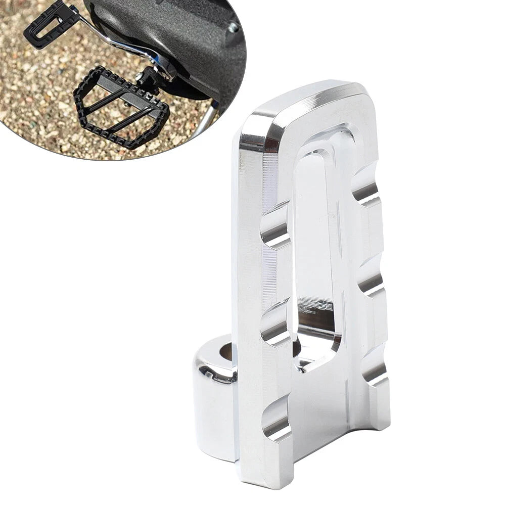 1X Chrome Heel Toe Gear Shift Pegs for Harley Softail Touring